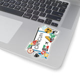Cancun Mexico Mexican Quintana Roo  City art Sticker Stickers Vinyl Computer Transparent stickers Cool Macbook Travel sticker Gift Ideas