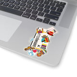 Barranquilla Sticker Colombia Stickers Colombian Flag Travel Sticker Laptop Decal Vacation Souvenir Adventure Tiny Mini Stickers