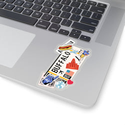 Buffalo New York  City art Sticker Stickers Vinyl Computer Transparent stickers Cool Macbook Travel sticker Gift Ideas