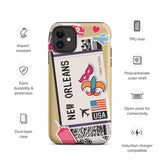 Nueva Orleans, Luisiana, iPhone 14, 13, 12, 11 Pro Max Plus, funda para teléfono mini, iPhone X, XS, XR, SE, 7, 8
