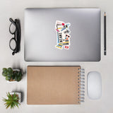 Miami Sticker Florida Stickers Miami Beach Travel Sticker Laptop Decal Car Suitcase Stickers Vacation Souvenir Adventure Tiny Mini Stickers