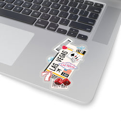 Las Vegas Sticker Nevada Stickers US Flag Travel Sticker Laptop Decal Vacation Souvenir Adventure Tiny Mini Stickers