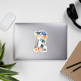Bahia Brasil Brazil Brazilian City art Sticker Stickers Vinyl Computer Transparent stickers Cool Macbook Travel sticker Gift Ideas