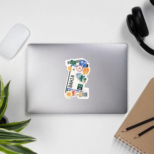Bahia Brasil Brazil Brazilian City art Sticker Stickers Vinyl Computer Transparent stickers Cool Macbook Travel sticker Gift Ideas