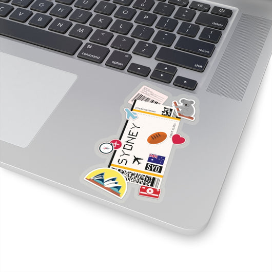 Sydney Australia Australian City art Sticker Stickers Vinyl Computer Transparent stickers Cool Macbook Travel sticker Gift Ideas
