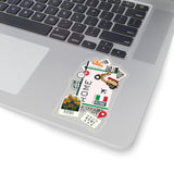Rome Sticker Italy Stickers Italian Flag Roma Italia Travel Sticker Laptop Decal  Vacation Souvenir Adventure Tiny Mini Stickers