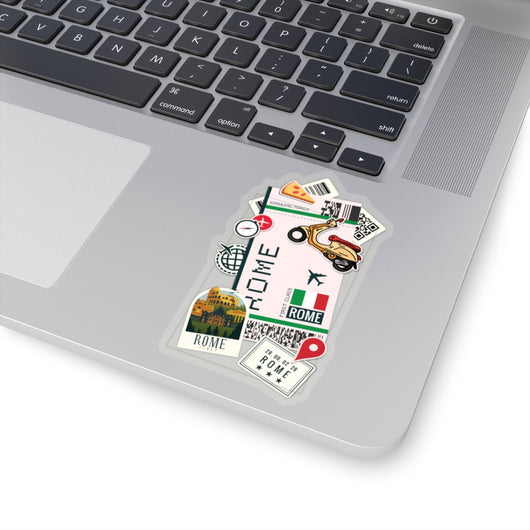 Rome Sticker Italy Stickers Italian Flag Roma Italia Travel Sticker Laptop Decal  Vacation Souvenir Adventure Tiny Mini Stickers