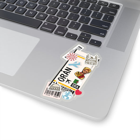 Oran Algeria Algerian City art Sticker Stickers Vinyl Computer Transparent stickers Cool Macbook Travel sticker Gift Ideas