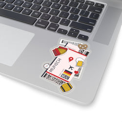 Munich  City art Sticker Stickers Vinyl Computer Transparent stickers Cool Macbook Travel sticker Gift Ideas