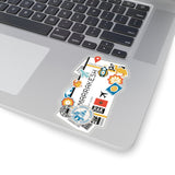 Marrakesh Sticker Morocco Stickers Moroccan Flag Travel Sticker Laptop Decal Vacation Souvenir Adventure Tiny Mini Stickers