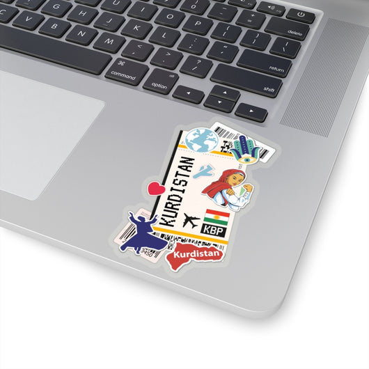 Kurdistan Sticker Kurdish Stickers Kurd Flag Travel Sticker Laptop Decal  Vacation Souvenir Adventure Tiny Mini Stickers