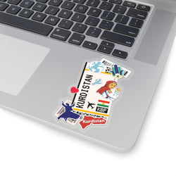 Kurdistan Kurdish Kurd Kurds Kurdish City art Sticker Stickers Vinyl Computer Transparent stickers Cool Macbook Travel sticker Gift Ideas