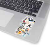 Boston Massachusetts City art Sticker Stickers Vinyl Computer Transparent stickers Cool Macbook Travel sticker Gift Ideas