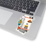 Bogota Colombia Colombian Flag Sticker Stickers Vinyl Computer Transparent stickers Cool Macbook Travel sticker Gift Ideas
