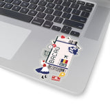 Bacau Bacău Romania Romanian City art Sticker Stickers Vinyl Computer Transparent stickers Cool Macbook Travel sticker Gift Ideas