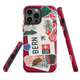 Bern Switzerland Swiss  iPhone 14 13 12 11 Pro Max Plus Mini Phone Case iPhone X XS XR SE 7 8
