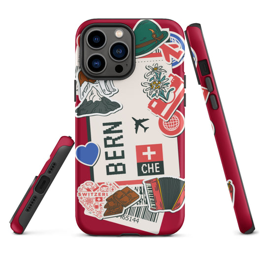 Bern Switzerland Swiss  iPhone 14 13 12 11 Pro Max Plus Mini Phone Case iPhone X XS XR SE 7 8
