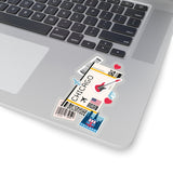Chicago Sticker Stickers Vinyl Computer Transparent stickers Cool Macbook Travel sticker Gift Ideas