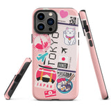 Tokio Japón Japonés iPhone 14 13 12 11 Pro Max Plus Mini Funda para teléfono iPhone X XS XR SE 7 8