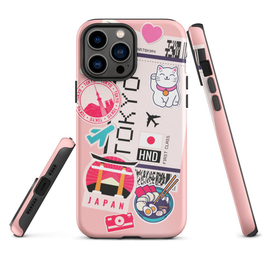 Tokio Japón Japonés iPhone 14 13 12 11 Pro Max Plus Mini Funda para teléfono iPhone X XS XR SE 7 8
