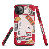 Varsovia Polonia Funda polaca para iPhone 14 13 12 11 Pro Max Plus Mini iPhone X XS XR SE 7 8