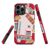 Varsovia Polonia Funda polaca para iPhone 14 13 12 11 Pro Max Plus Mini iPhone X XS XR SE 7 8