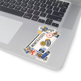 Montevideo Sticker Uruguay Stickers Uruguayan Flag Travel Sticker Laptop Decal Vacation Souvenir Adventure Tiny Mini Stickers