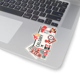 Calgary Sticker Canada Stickers Canadian Flag Travel Sticker Laptop Decal Vacation Souvenir Adventure Tiny Mini Stickers