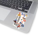 Panama Sticker Panamanian Flag Travel Sticker Laptop Decal Car Suitcase Stickers Vacation Souvenir Adventure Tiny Mini Stickers