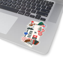 Bern Switzerland Swiss Geneva City art Sticker Stickers Vinyl Computer Transparent stickers Cool Macbook Travel sticker Gift Ideas