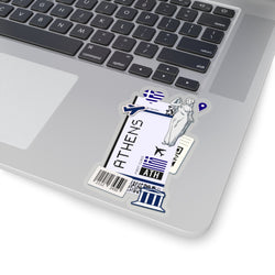 Athens Greece Greek City art Sticker Stickers Vinyl Computer Transparent stickers Cool Macbook Travel sticker Gift Ideas