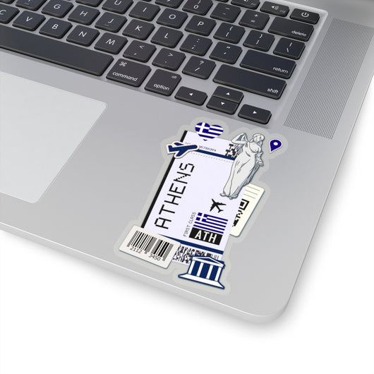 Athens Greece Greek City art Sticker Stickers Vinyl Computer Transparent stickers Cool Macbook Travel sticker Gift Ideas
