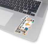 Wellington New Zealand City art Sticker Stickers Vinyl Computer Transparent stickers Cool Macbook Travel sticker Gift Ideas
