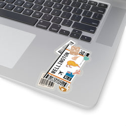 Wellington New Zealand City art Sticker Stickers Vinyl Computer Transparent stickers Cool Macbook Travel sticker Gift Ideas