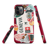 Ginebra Suiza Funda para teléfono suiza para iPhone 13, 12, 11 Pro Max Mini Funda para teléfono iPhone XS XR SE 7 8 Plus Pro Max Mini