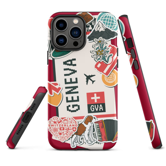 Ginebra Suiza Funda para teléfono suiza para iPhone 13, 12, 11 Pro Max Mini Funda para teléfono iPhone XS XR SE 7 8 Plus Pro Max Mini