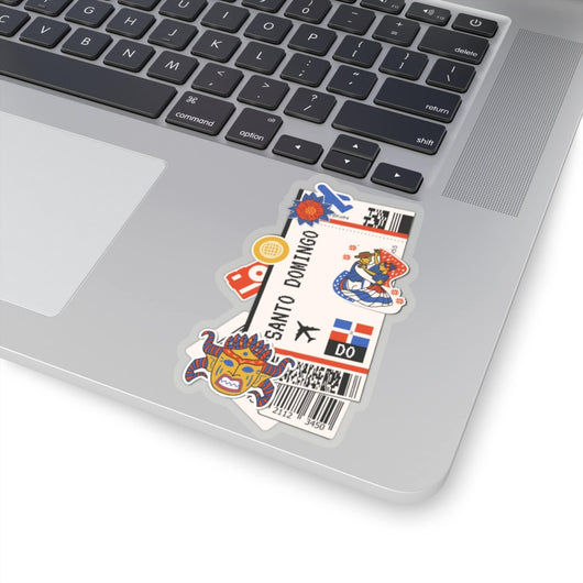 Santo Domingo Sticker Dominican Republic Stickers Dominican Flag Travel Sticker Laptop Decal Vacation Souvenir Tiny Mini Stickers