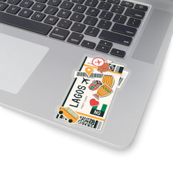 Lagos Sticker Nigeria Stickers Nigerian Flag Travel Sticker Laptop Decal  Vacation Souvenir Adventure Tiny Mini Stickers