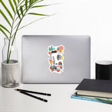 Cardiff Wales UK England British City art Sticker Stickers Vinyl Computer Transparent stickers Cool Macbook Travel sticker Gift Ideas