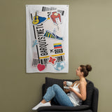 Barquisimeto Venezuela Venezuelan Flag Venezolanos Flag Banner Wall Art Decor Banners Signs kitchen wall decor Gift Ideas