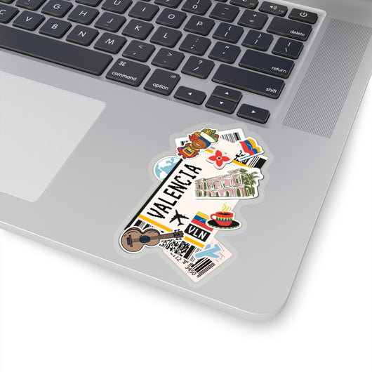 Valencia Venezuela Venezuelan  City art Sticker Stickers Vinyl Computer Transparent stickers Cool Macbook Travel sticker Gift Ideas