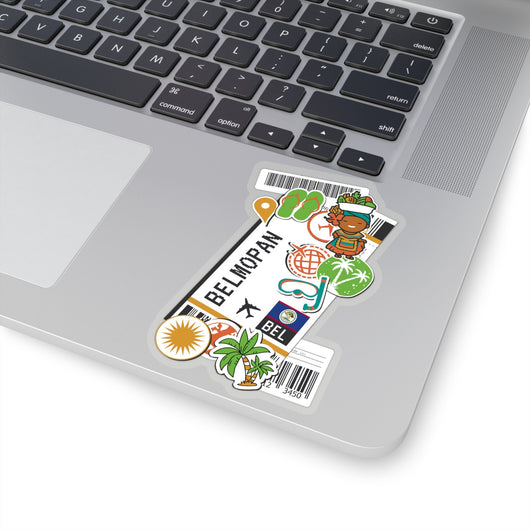 Belmopan Sticker Belize stickers Belizean Flag Travel Sticker Laptop Decal  Vacation Souvenir Adventure Tiny Mini Stickers