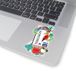Tegucigalpa Sticker Honduras Stickers Honduran Flag Travel Sticker Laptop Decal  Vacation Souvenir Adventure Tiny Mini Stickers