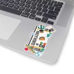 Guadalajara Sticker Mexico Stickers Mexican Flag Travel Sticker Laptop Decal  Vacation Souvenir Adventure Tiny Mini Stickers