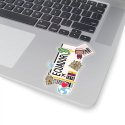 Ecuador Sticker Ecuadorian Flag Stickers Travel Sticker Laptop Decal Car Suitcase Stickers Vacation Souvenir Adventure Tiny Mini Stickers