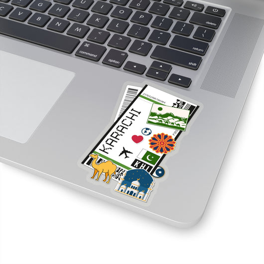 Karachi Sticker Pakistan Stickers Pakistani Flag Travel Sticker Laptop Decal  Vacation Souvenir Adventure Tiny Mini Stickers