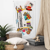 Barranquilla Colombia Colombian Flag Banner Wall Art Decor Banners Signs Birthday Banner kitchen Decor Ideas Gift Ideas
