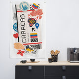 Caracas Venezuela Venezuelan Flag South America Banner Wall Art Decor Banners Signs Birthday Banner kitchen Decor Ideas Gift Ideas