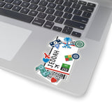 Jeddah Saudi Arabia Flag Sticker Stickers Vinyl Computer Transparent stickers Cool Macbook Travel City Art sticker Gift Ideas