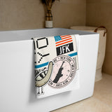 New York ny American Flag Beach Towel Pool Towel Bath Sauna Bathroom Vacation Travel Summer Towels Gift Beach Towel Pool Towel